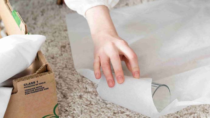 بسته بندی وسایل شکستنی (نحوه بسته بندی ظروف شکستنی)