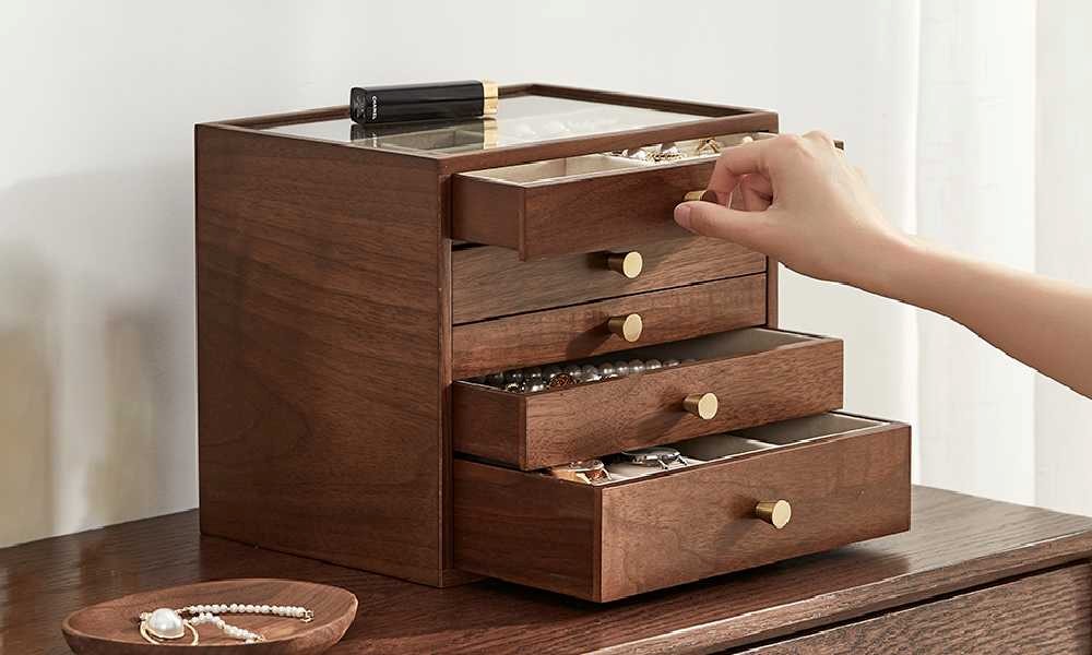 دسته بندی جعبه جواهر چوبی عمده