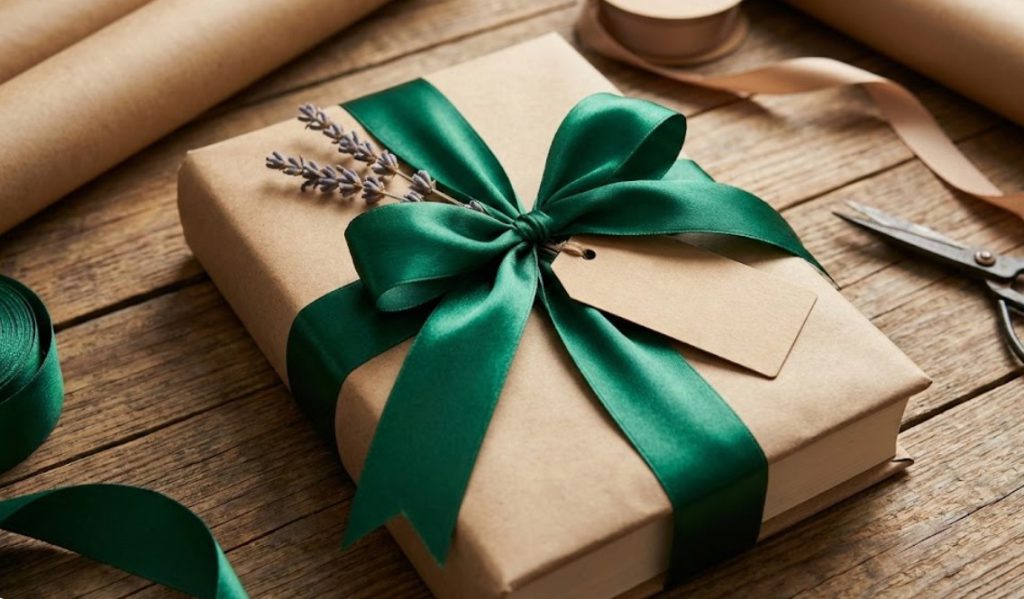 تزیین کتاب با روبان و اصول کادوپیچ کردن حرفه ای کتاب